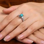 انگشتر فیروزه شجری زنانه کد 27233