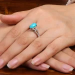 انگشتر فیروزه شجری زنانه کد 27242