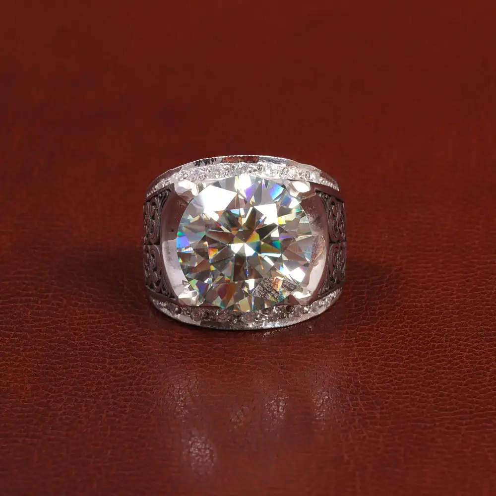 انگشتر موزانایت مردانه کد 27330