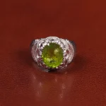 انگشتر زبرجد مردانه کد 27351