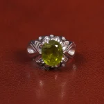 انگشتر زبرجد مردانه کد 27352