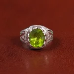 انگشتر زبرجد مردانه کد 27354