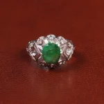 انگشتر زمرد مردانه کد 27365