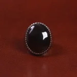 انگشتر عقیق مردانه کد 27373