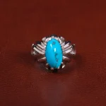 انگشتر فیروزه شجری مردانه کد 27501
