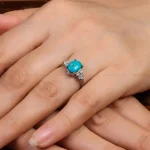 انگشتر فیروزه شجری زنانه کد 27561