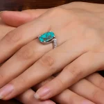 انگشتر فیروزه شجری زنانه کد 27581