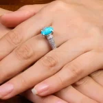 انگشتر فیروزه شجری زنانه کد 27629