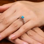 انگشتر فیروزه شجری زنانه کد 27642