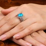 انگشتر فیروزه شجری زنانه کد 27647