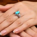 انگشتر فیروزه شجری زنانه کد 27658