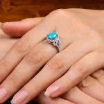 انگشتر فیروزه شجری زنانه کد 27679