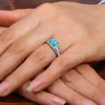 انگشتر فیروزه شجری زنانه کد 27704