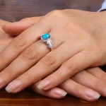 انگشتر فیروزه شجری زنانه کد 27712