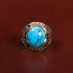 انگشتر فیروزه شجری مردانه کد 27753