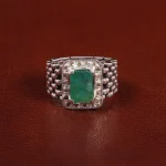 انگشتر زمرد مردانه کد 27769