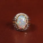 انگشتر اوپال مردانه کد 27789