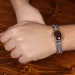 دستبند عقیق مردانه کد 26914