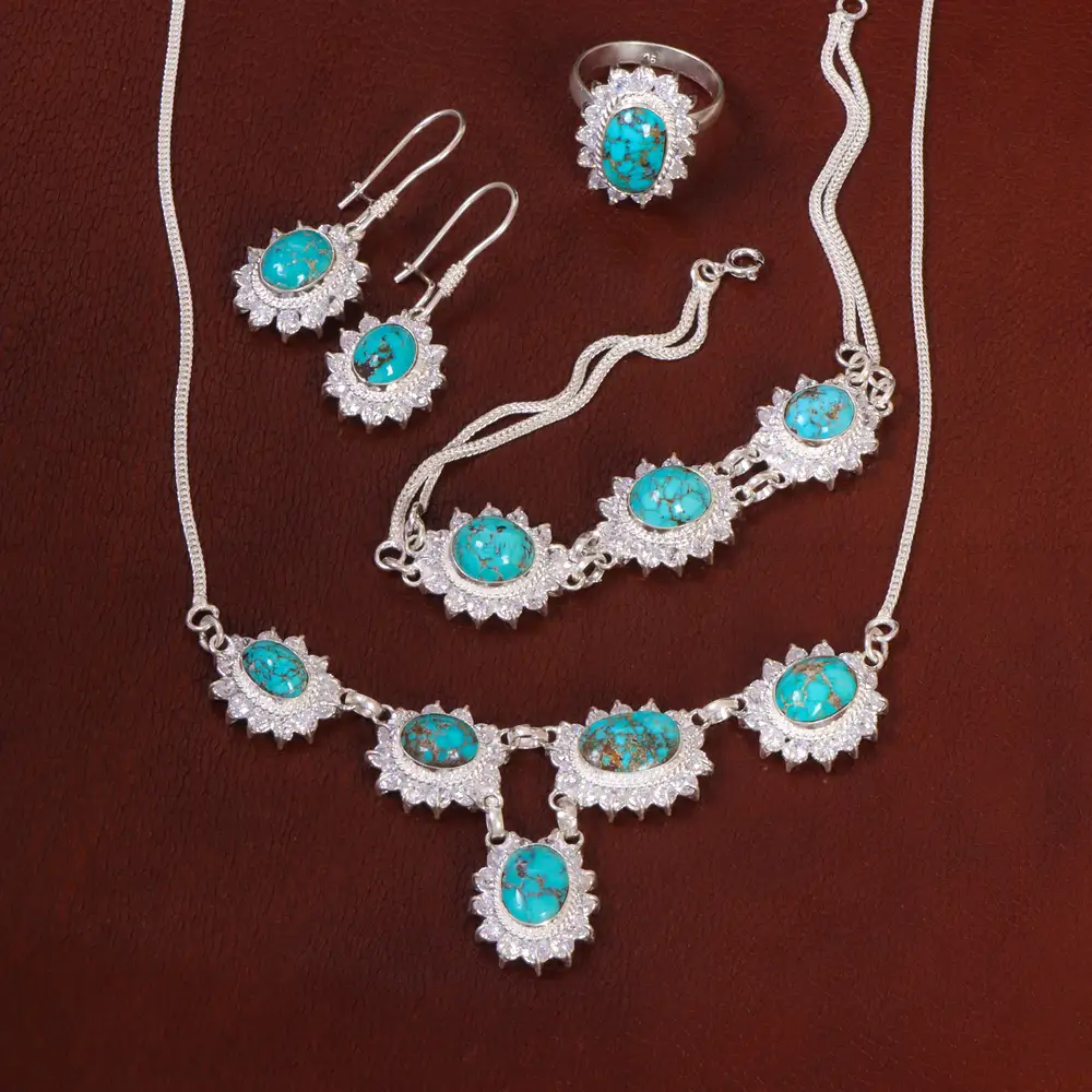 سرویس فیروزه زنانه کد 27894