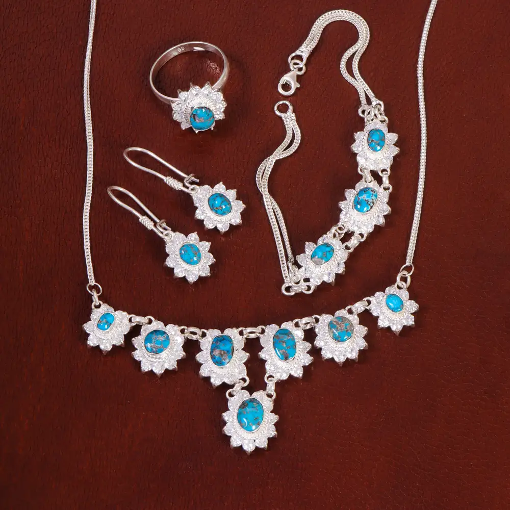 سرویس فیروزه زنانه کد 27896