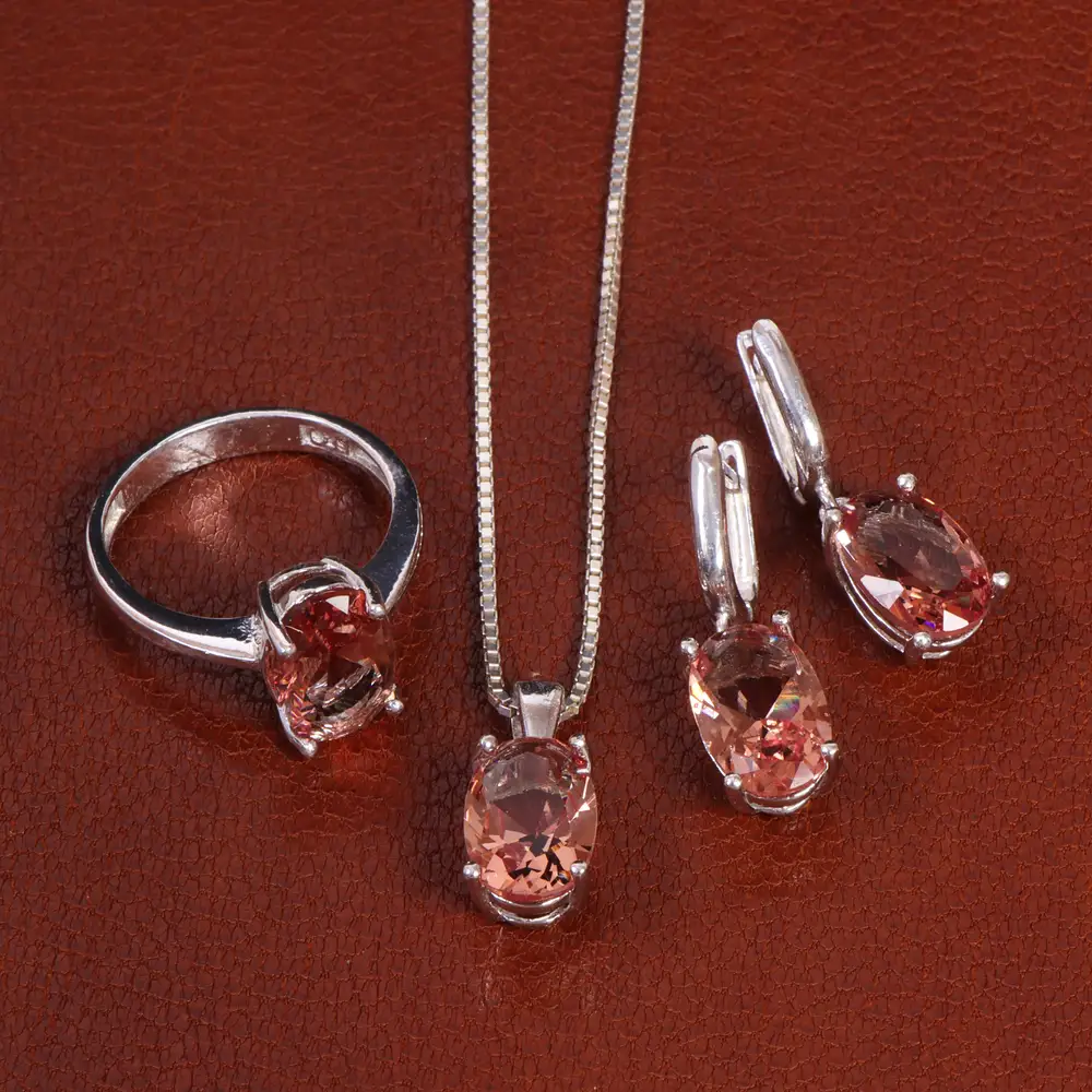 نیم ست الکساندریت زنانه کد 27943