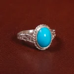 انگشتر فیروزه عجمی مردانه کد 27981