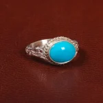 انگشتر فیروزه عجمی مردانه کد 27989