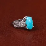 انگشتر فیروزه شجری زنانه کد 28414