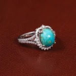 انگشتر فیروزه شجری زنانه کد 28418