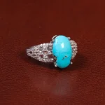 انگشتر فیروزه شجری زنانه کد 28436