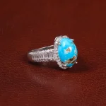 انگشتر فیروزه شجری زنانه کد 28447