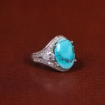انگشتر فیروزه شجری زنانه کد 28451