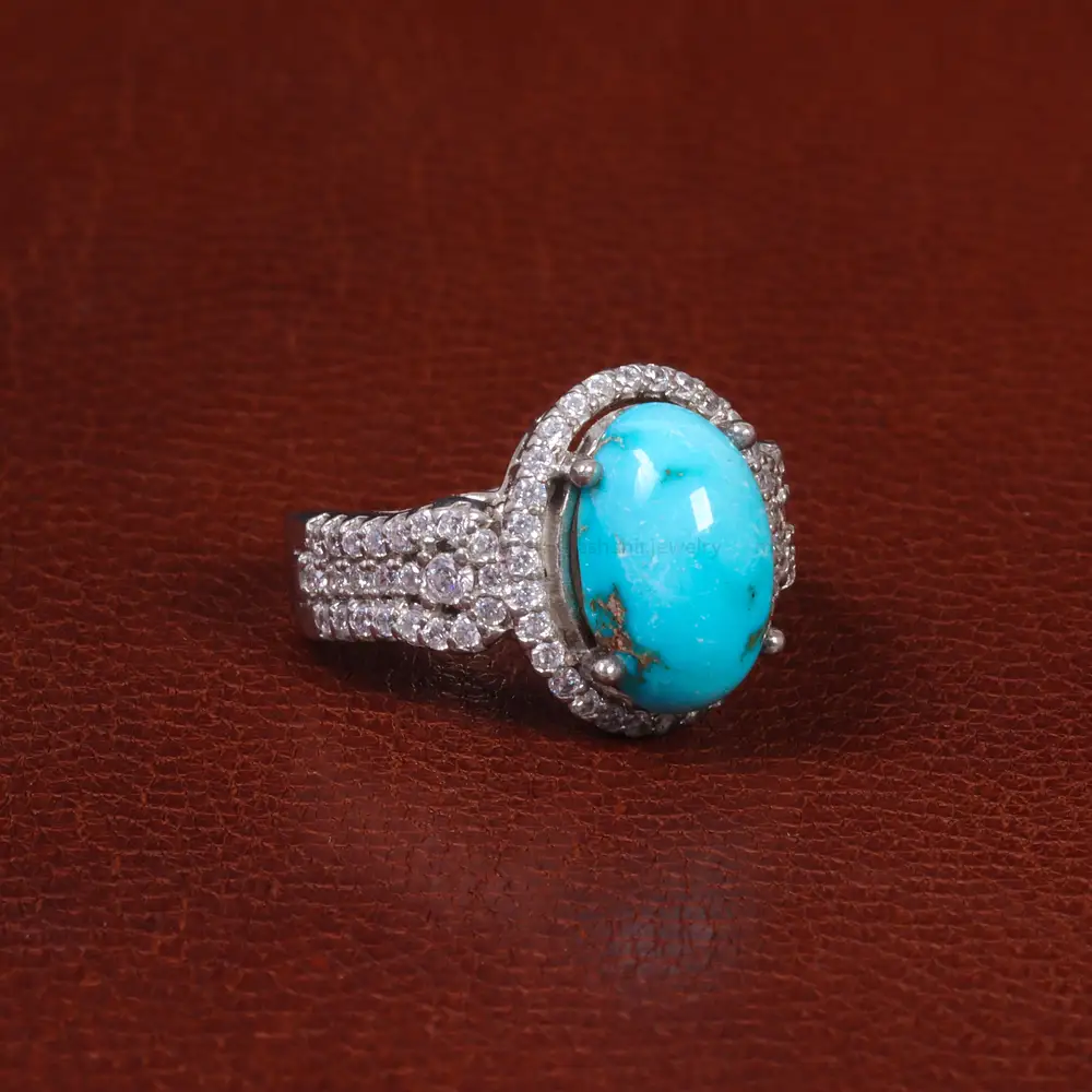 انگشتر فیروزه شجری زنانه کد 28453