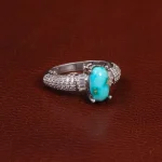 انگشتر فیروزه شجری زنانه کد 28464