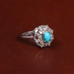 انگشتر فیروزه شجری زنانه کد 28467