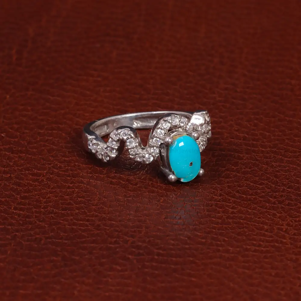 انگشتر فیروزه بچه گانه کد 28471