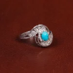 انگشتر فیروزه شجری زنانه کد 28476