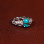 انگشتر فیروزه شجری زنانه کد 28478