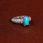 انگشتر فیروزه شجری زنانه کد 28480