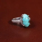 انگشتر فیروزه شجری زنانه کد 28485