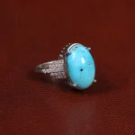 انگشتر فیروزه شجری زنانه کد 28494