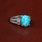 انگشتر فیروزه شجری زنانه کد 28506