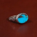 انگشتر فیروزه شجری مردانه کد 28541