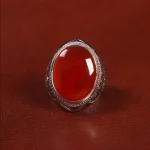 انگشتر عقیق مردانه کد 27824