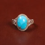 انگشتر فیروزه شجری مردانه کد 28011