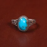 انگشتر فیروزه شجری مردانه کد 28014