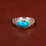 انگشتر فیروزه شجری مردانه کد 28016