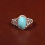 انگشتر فیروزه عجمی مردانه کد 28033