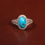 انگشتر فیروزه شجری مردانه کد 28052