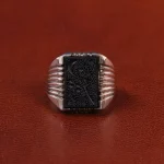 انگشتر عقیق مردانه کد 28271